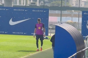 记者：霍安-加西亚重返训练场，他的康复已经进入最后阶段